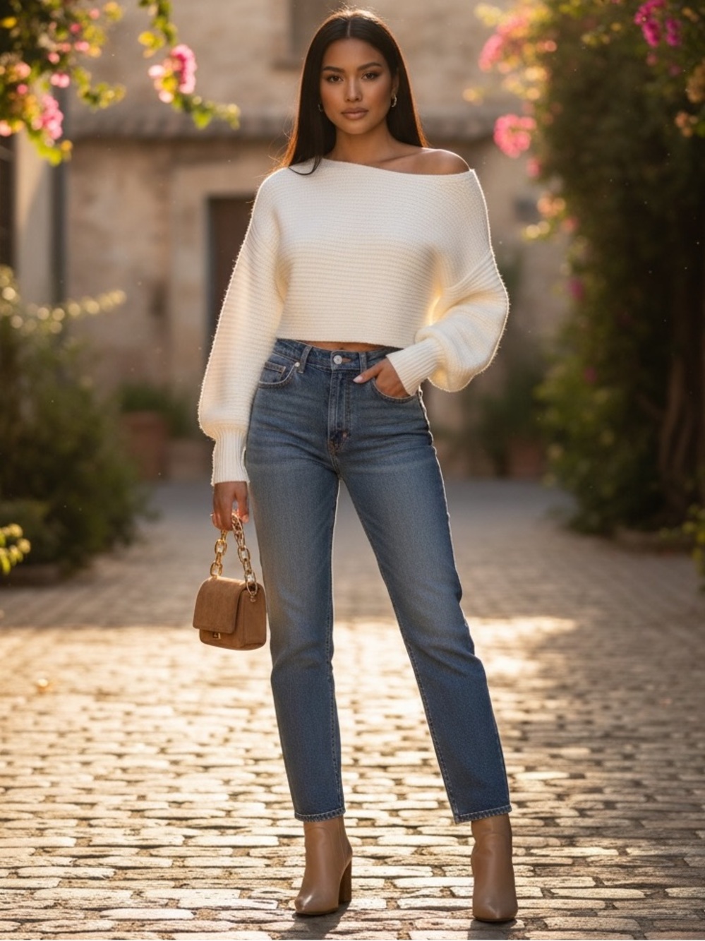 Medium Lovers + Friends Camille Off Shoulder Sweater